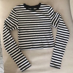 Stripes crop top